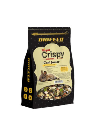 KARMA dla młodych królików Royal Crispy Premium Cuni Junior - BIOFEED - 2kg