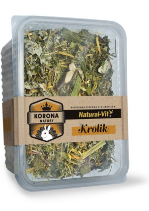 KARMA DLA KRÓLIKÓW Mieszanka ziołowa - KORONA NATURY - 70g