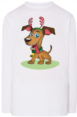 Pies Świąteczna Bluza Longsleeve Modna Rozm.L