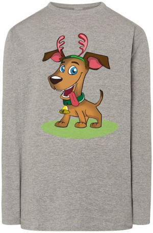 Pies Świąteczna Bluza Longsleeve Modna Rozm.XS