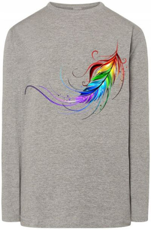 Pióro Kolorowa Bluza Longsleeve Rozm.S