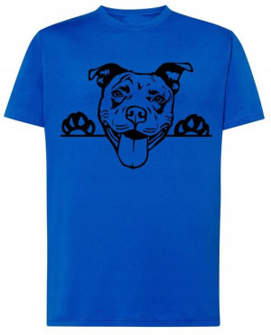 Pitbull Pies T-shirt Modny Nadruk Rozm.5XL