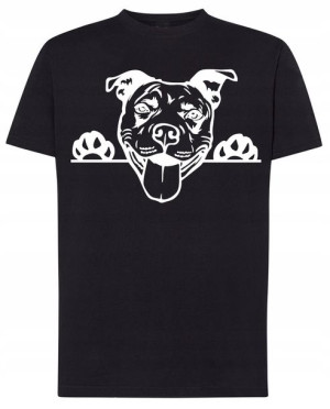 Pitbull Pies T-shirt Modny Nadruk Rozm.XXL