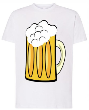 Piwo Lane Modny T-shirt Lato Modny Rozm.3XL