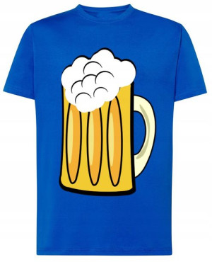 Piwo Lane Modny T-shirt Lato Modny Rozm.5XL