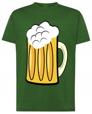 Piwo Lane Modny T-shirt Lato Modny Rozm.XXL
