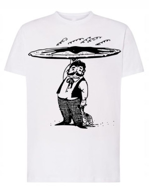PIZZA MAN T-shirt Męski Modny Nadruk Rozm.3XL