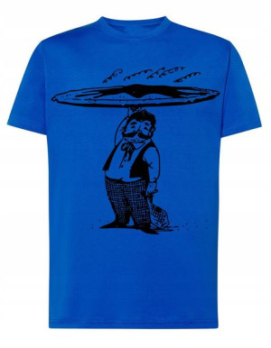 PIZZA MAN T-shirt Męski Modny Nadruk Rozm.XXL
