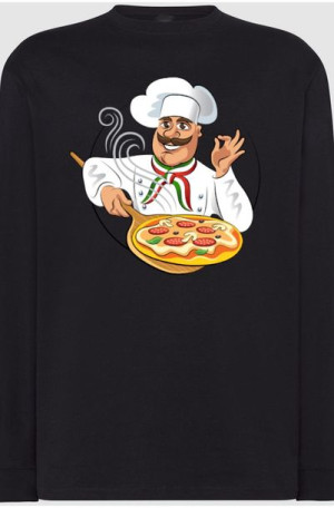 PizzerMan Pizza Bluza Longlseeve Włoch r.M