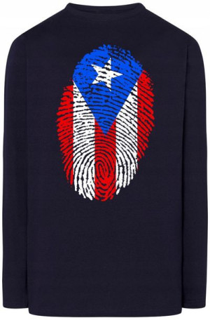 Portoryko Flaga Odcisk Bluza Longsleeve Rozm.L