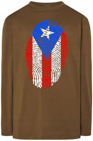 Portoryko Flaga Odcisk Bluza Longsleeve Rozm.M