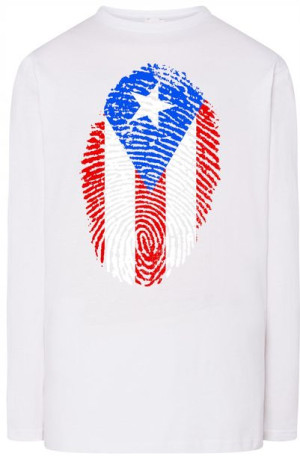 Portoryko Flaga Odcisk Bluza Longsleeve Rozm.XL