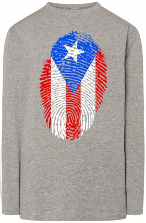 Portoryko Flaga Odcisk Bluza Longsleeve Rozm.XXL
