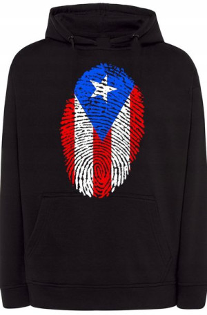 Portoryko Flaga Odcisk Bluza Męska r.M