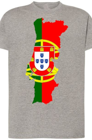 Portugalia Męski Modny T-Shirt Flaga Rozm.5XL