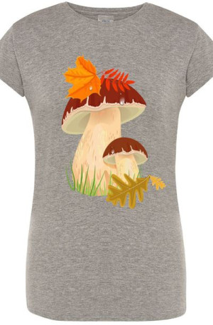 Prawdziwki Grzyby Damski T-Shirt Las Rozm.XL