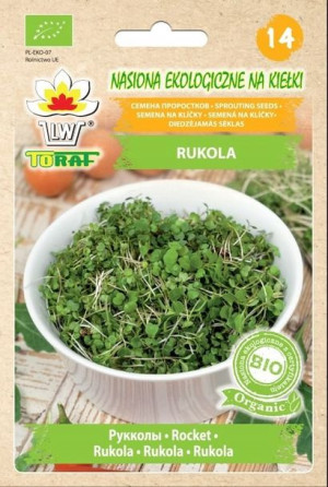 Toraf Nasiona na kiełki BIO Organic Rukola 10g