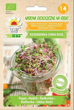 Toraf Nasiona na kiełki BIO Rzodkiewka China 20g