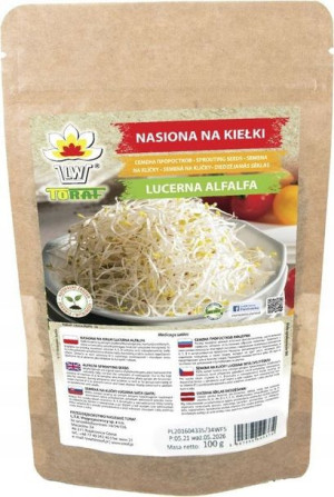 Toraf Nasiona na kiełki Lucerna Alfalfa 100 g
