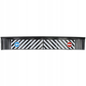 Chlapacz tył z zakazem wjazdu 380x2400mm, zestaw: