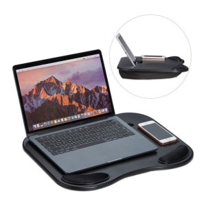 Stojak stolik pod laptopa czarny z poduszką