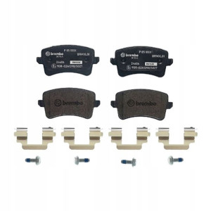 Klocki BREMBO Xtra Tył AUDI A4, A4 ALLROAD, A5, Q5
