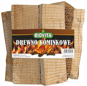 Drewno Opałowe Buk do Kominka Pieca 12kg BIOVITA