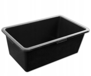 Kastra budowlana Bradas 60l czarna KTKP65