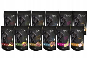 Karma mokra dla psa PIPER MIX smaków 12x 500 g