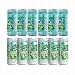 Woda kokosowa COCONAUT MIX zestaw 12 x 320 ml