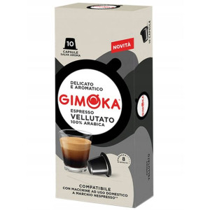 GIMOKA 10szt kapsułki NESPRESSO VELLUTATO kawa