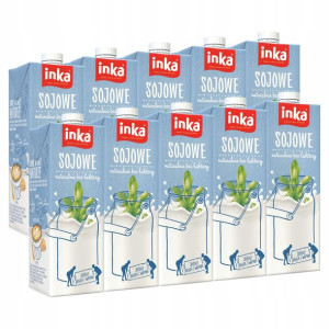 Napój sojowy roślinny INKA Bez Laktozy 10x 1 l