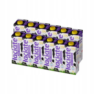 Mleko UHT 1,5% ŁACIATE Bez laktozy 12x 1 l