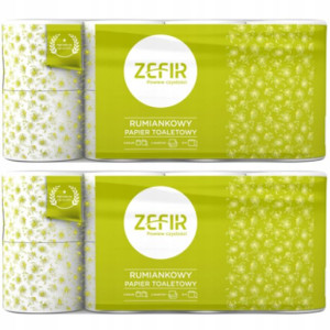 Papier toaletowy ZEFIR RUMIANEK 3 warstwy 2x 8szt