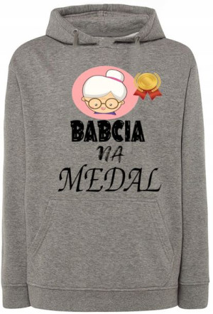 Prezent Dzień Babci Bluza nadruk r.L