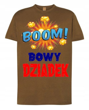 Prezent Koszulka Dzień Dziadka Bombowy r.XS