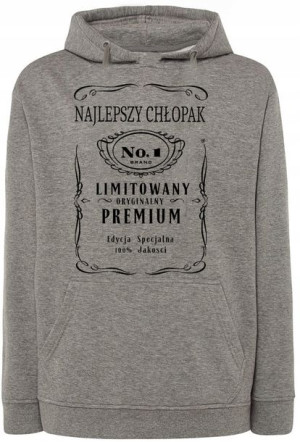 Prezent na Walentynki dla Chłopaka Bluza r.4XL