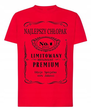 Prezent na Walentynki dla Chłopaka Koszulka r.XL