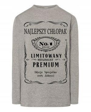 Prezent na Walentynki Longsleeve dla Chłopaka 5XL