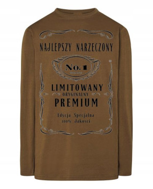 Prezent Narzeczonego Walentynki Longsleeve r.S