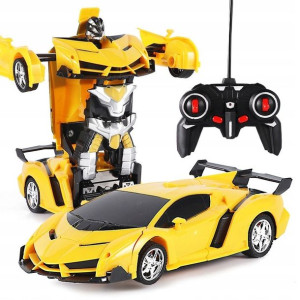 Samochód Robot Transformers 2w1 Żółte Lamborghini