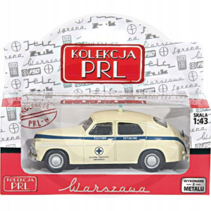 METALOWY MODEL Warszawa Pogotowie ratunkowe 1:43