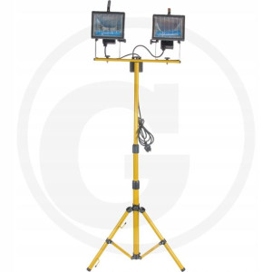 Reflektor halogenowy na statywie 2x 500W 1000w