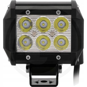 Lampa robocza Prostokąt Panel LED 6x3W=18W 9-32V