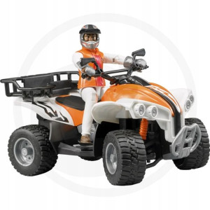 Duża Zabawka Quad z kierowcą Bruder 1:16 / 16cm