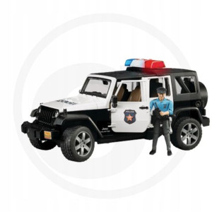 Zabawka Bruder Jeep Policyjny +Policjant 32 cm