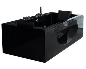 Wanna Z Hydromasażem Teksas 170x80 Czarna Jacuzzi