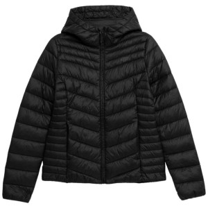 Kurtka damska puchowa 4f f095 głęboka czerń 4fss23tdjaf095 20s