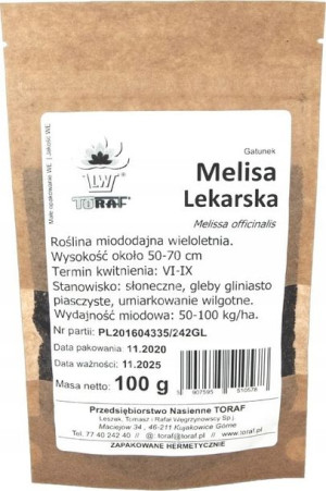 Toraf Nasiona Melisa lekarska 100g