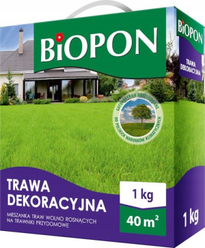 Biopon Trawa Dekoracyjna 1kg 40m2
